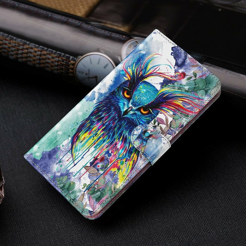 Kotelot Huawei P Smart 2021 Vesiväri Lintu