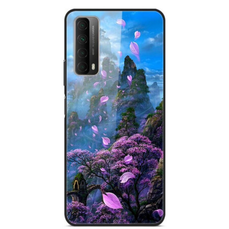 Kuori Huawei P Smart 2021 Fantasia Maisema Karkaistu Lasi