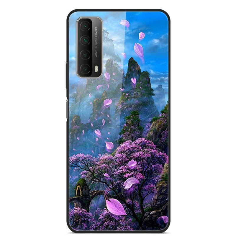 Kuori Huawei P Smart 2021 Fantasia Maisema Karkaistu Lasi