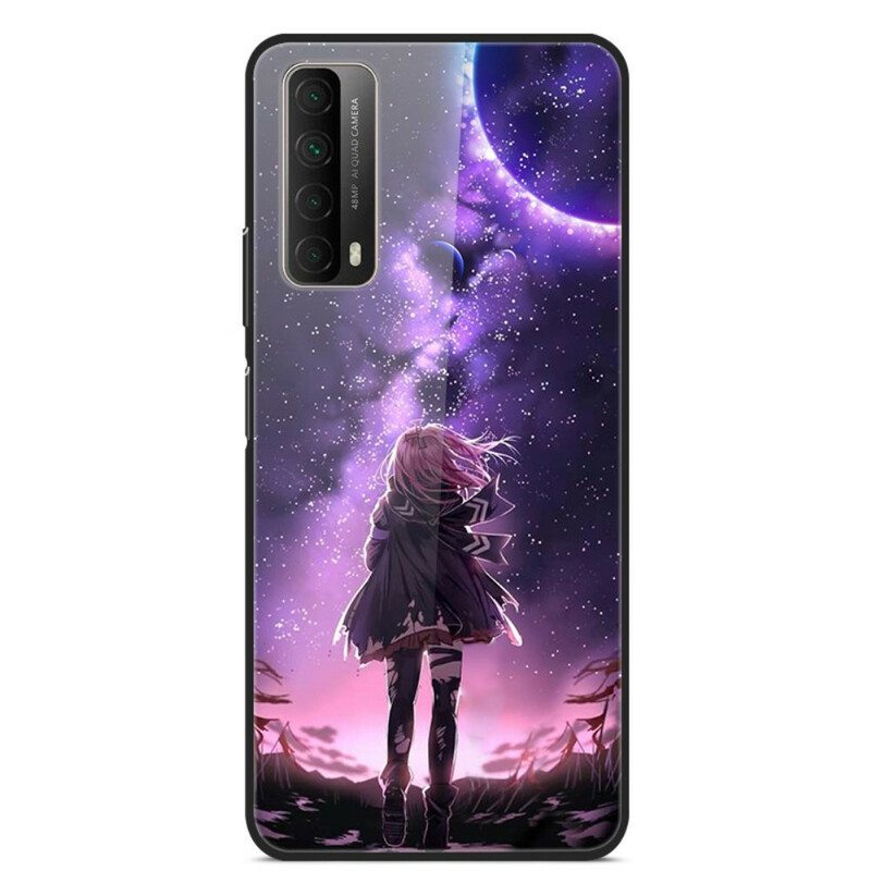 Kuori Huawei P Smart 2021 Fantasia Maisema Karkaistu Lasi