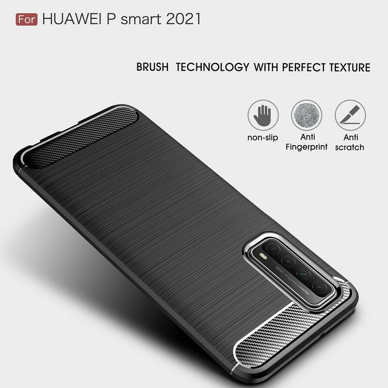 Kuori Huawei P Smart 2021 Harjattua Hiilikuitua
