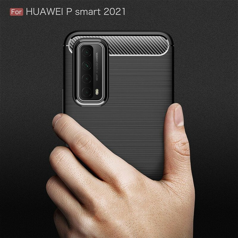 Kuori Huawei P Smart 2021 Harjattua Hiilikuitua
