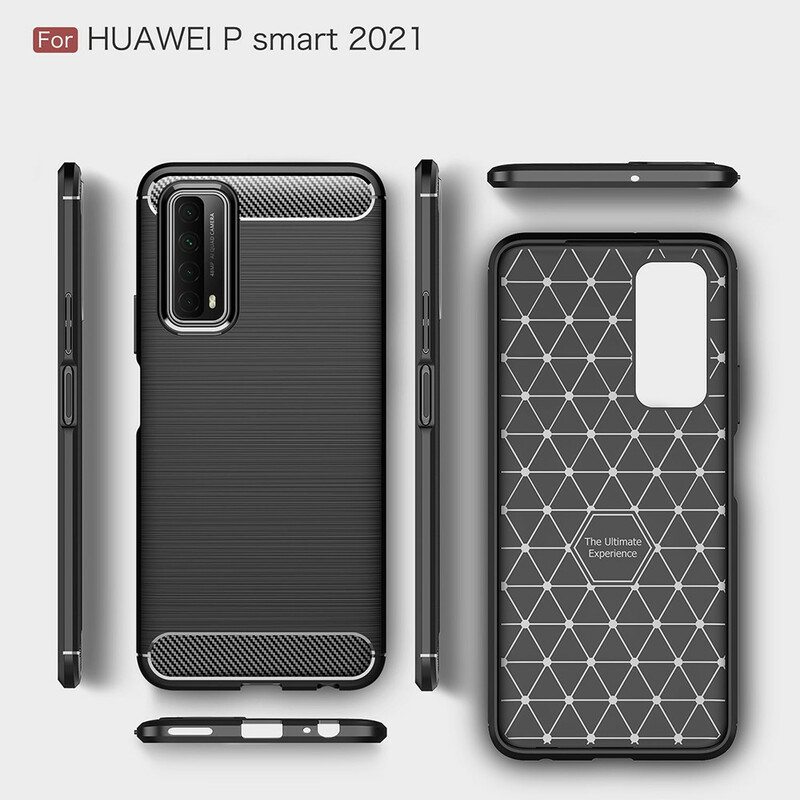 Kuori Huawei P Smart 2021 Harjattua Hiilikuitua