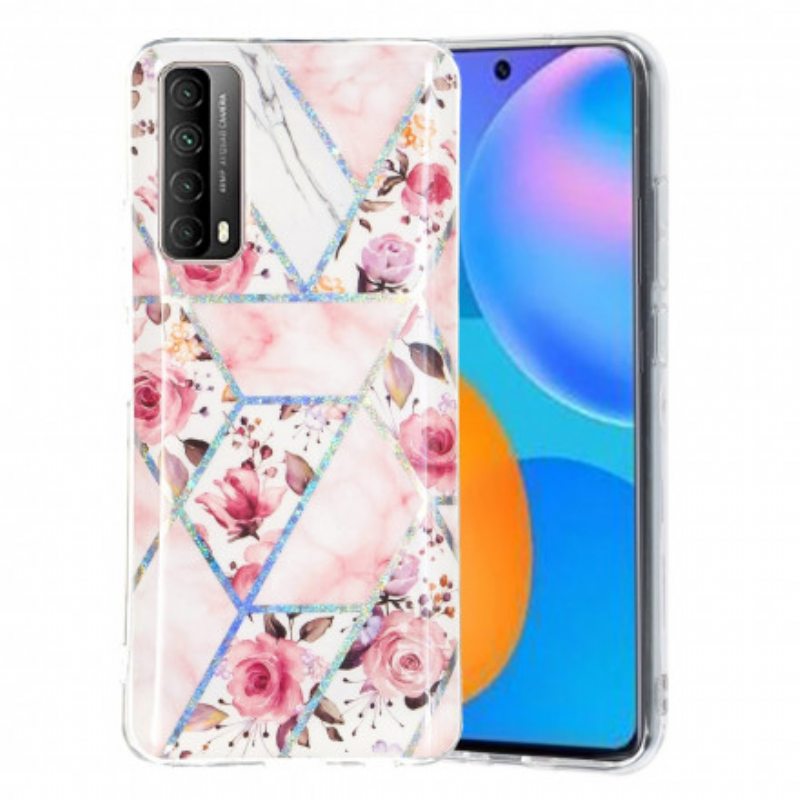 Kuori Huawei P Smart 2021 Marmoroidut Kukat