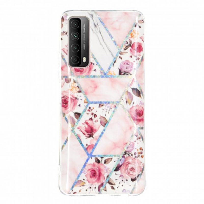 Kuori Huawei P Smart 2021 Marmoroidut Kukat