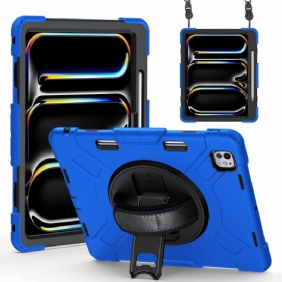 Kuori iPad Pro 13 (2025) Erittäin Kestävä Jalusta Ja Olkahihna