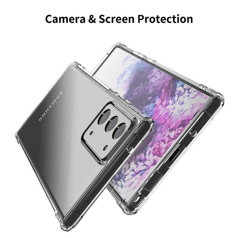 Kuori Samsung Galaxy Note 20 Läpinäkyvä Leeu-tyynysuoja