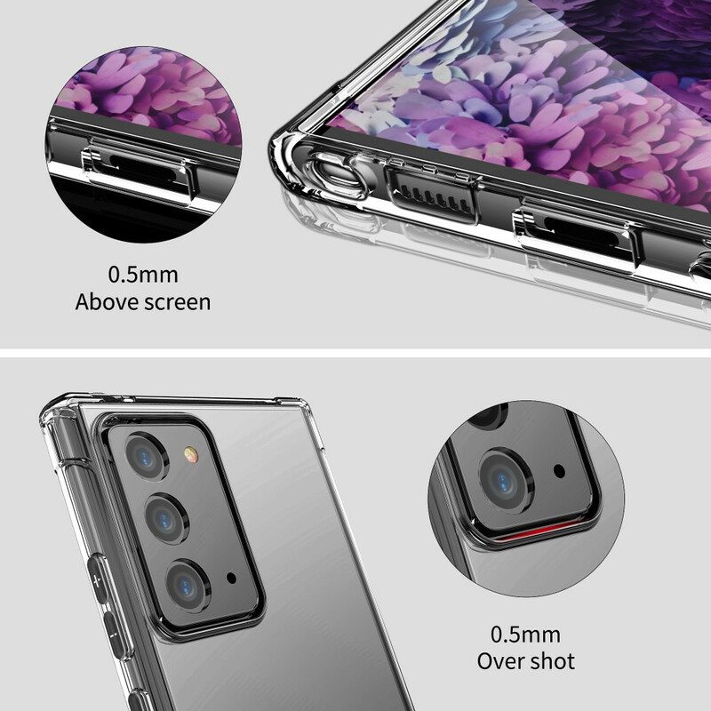 Kuori Samsung Galaxy Note 20 Läpinäkyvä Leeu-tyynysuoja
