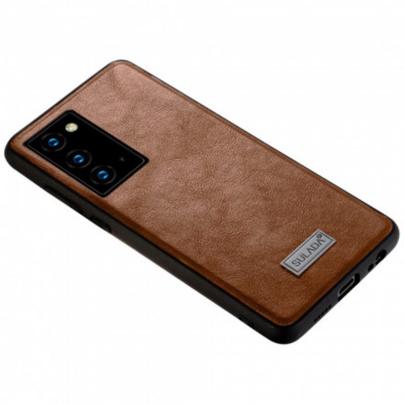 Kuori Samsung Galaxy Note 20 Sulada-nahkaefekti