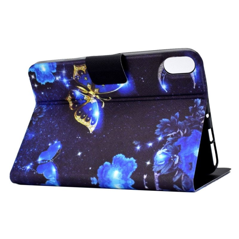 Flip Case iPad 10.9" (2022) Yöperhosia