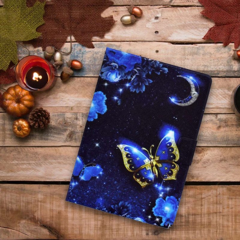 Flip Case iPad 10.9" (2022) Yöperhosia