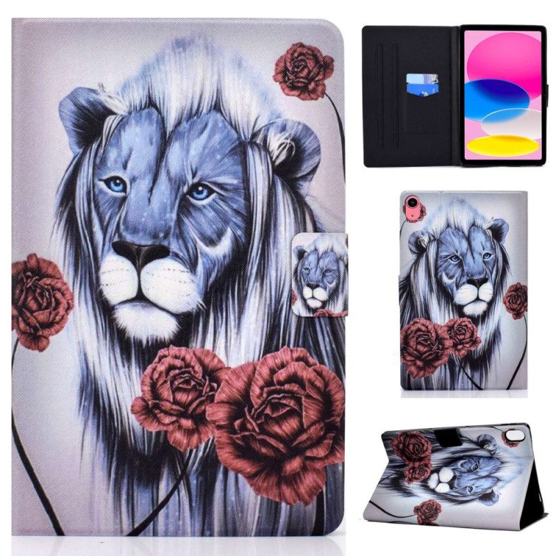 Kotelot iPad 10.9" (2022) Leo Ja Ruusut
