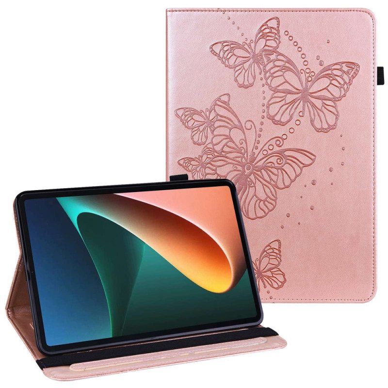 Nahkakuori iPad 10.9" (2022) Tyylitellyt Perhoset