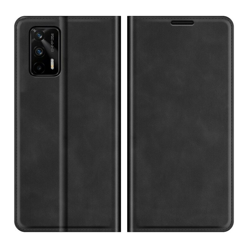 Puhelinkuoret Realme GT 5G Kotelot Flip Tyyliset Nahkaompeleet
