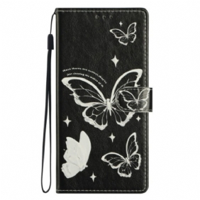 Kotelot Oppo Reno 14 Pro 5g Puhelinkuoret Mustavalkoisia Perhosia