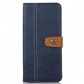 Flip Case OnePlus Nord CE 2 5G Keinonahkaa Napilla