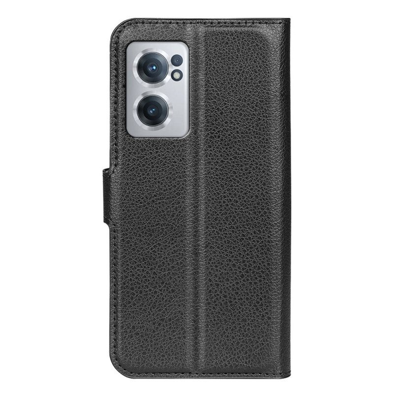 Kotelot OnePlus Nord CE 2 5G Litsi Tekonahkaa