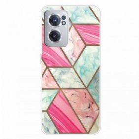 Kuori OnePlus Nord CE 2 5G Vaaleanpunainen Ja Vihreä Marmori