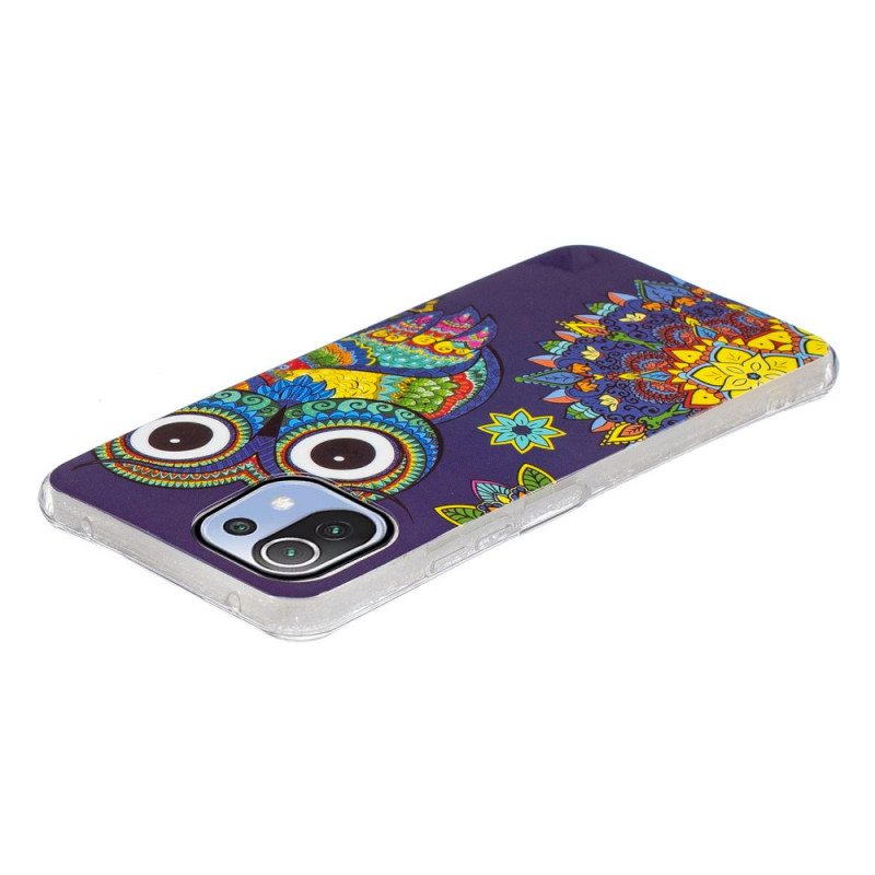 Case Xiaomi Mi 11 Lite 4G / 5G / 5G NE Fluoresoiva Pöllö