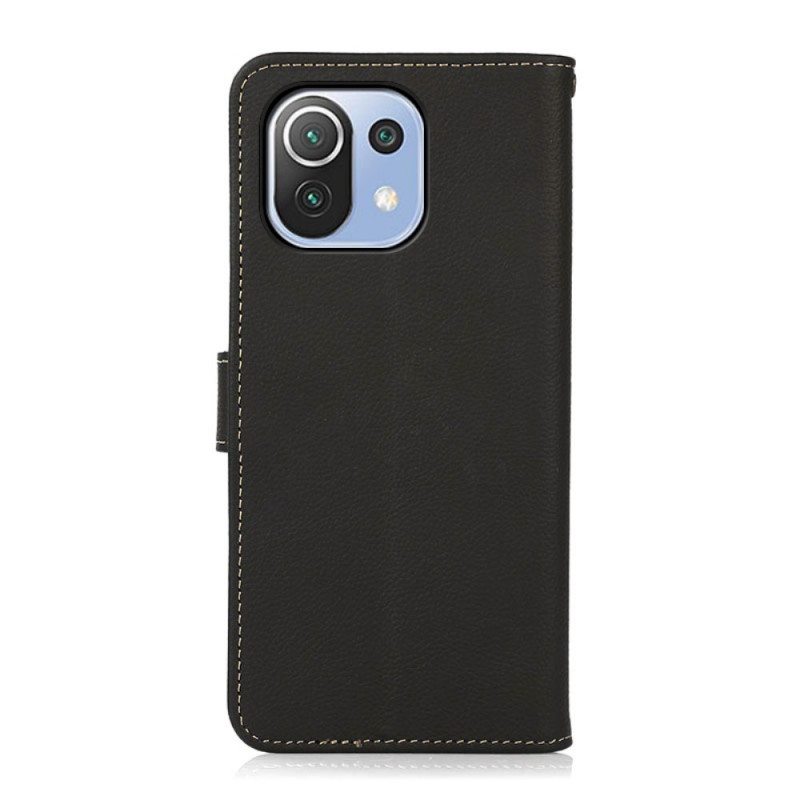 Kotelot Xiaomi Mi 11 Lite 4G / 5G / 5G NE Khazneh Rfid Aitoa Nahkaa