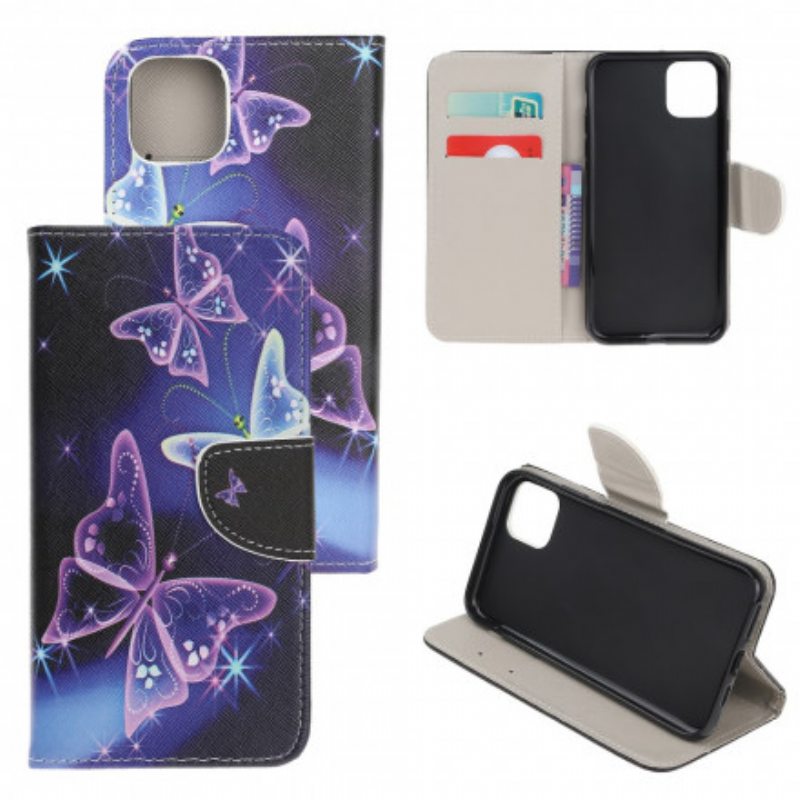 Kotelot Xiaomi Mi 11 Lite 4G / 5G / 5G NE Neon Perhosia
