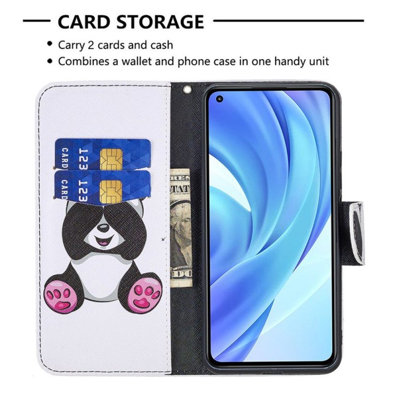 Kotelot Xiaomi Mi 11 Lite 4G / 5G / 5G NE Panda Hauskaa