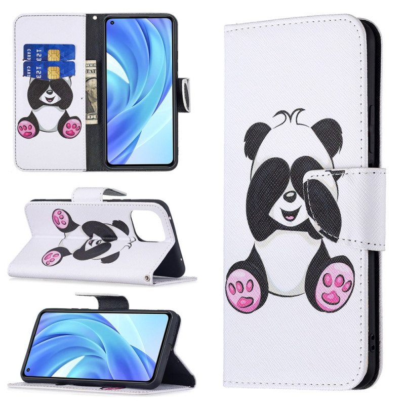 Kotelot Xiaomi Mi 11 Lite 4G / 5G / 5G NE Panda Hauskaa