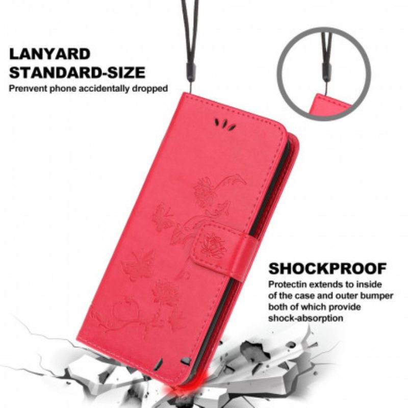 Kotelot Xiaomi Mi 11 Lite 4G / 5G / 5G NE Perhosia Ja Kukkia