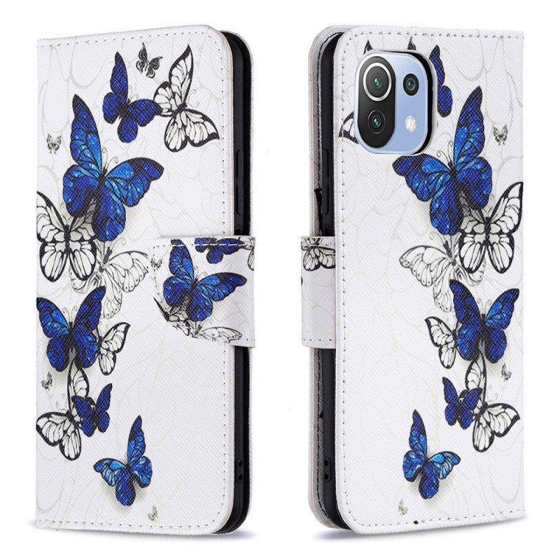 Kotelot Xiaomi Mi 11 Lite 4G / 5G / 5G NE Perhosia Lennossa