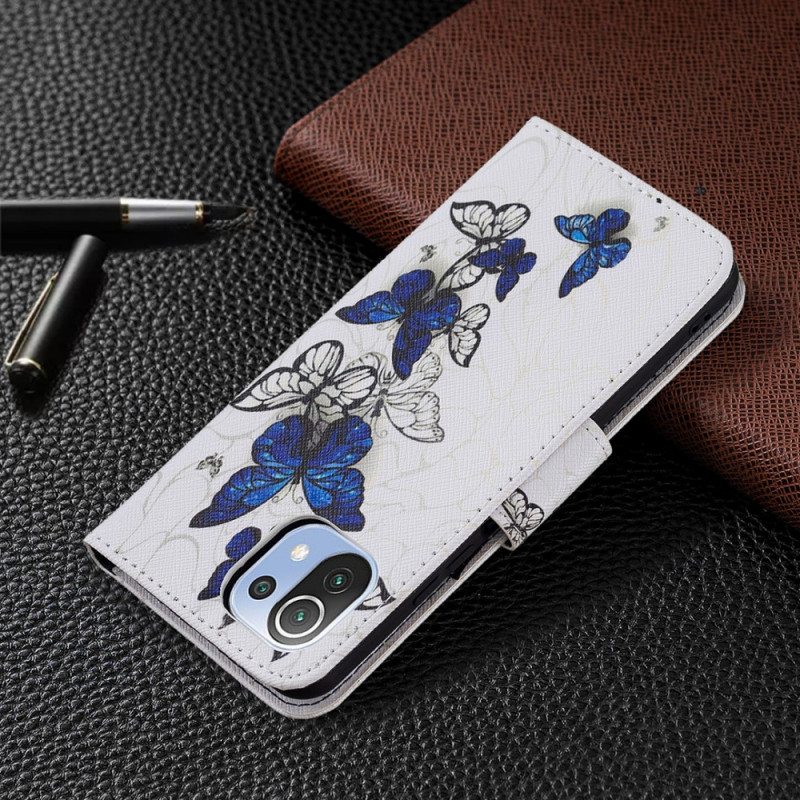 Kotelot Xiaomi Mi 11 Lite 4G / 5G / 5G NE Perhosia Lennossa