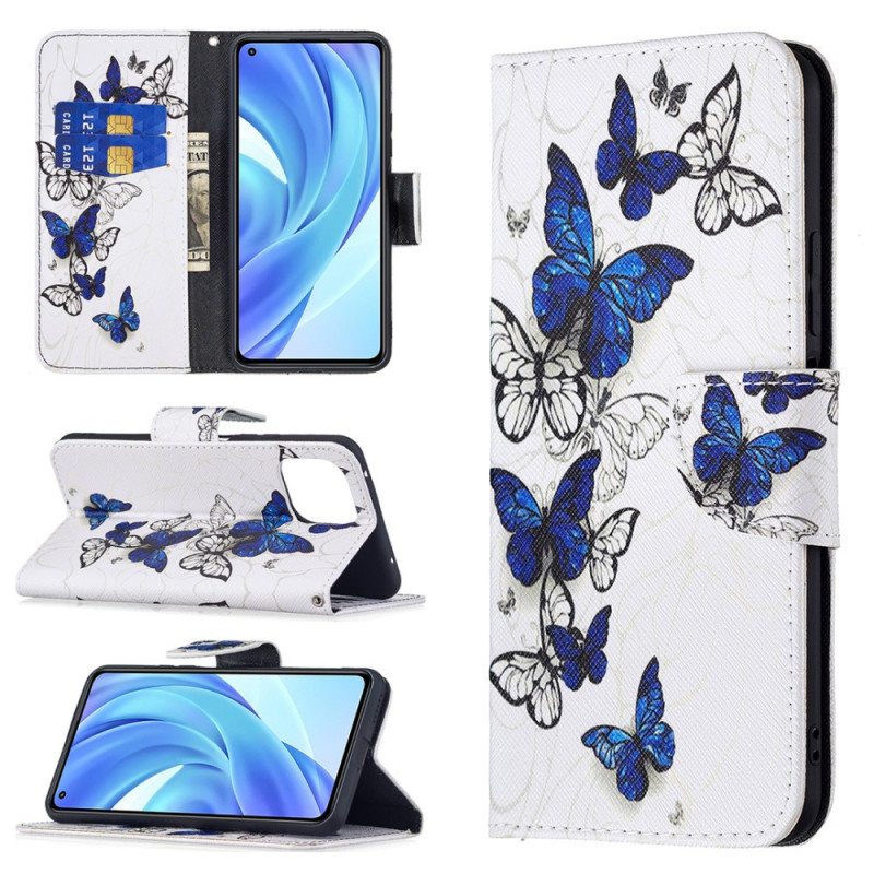Kotelot Xiaomi Mi 11 Lite 4G / 5G / 5G NE Perhosia Lennossa