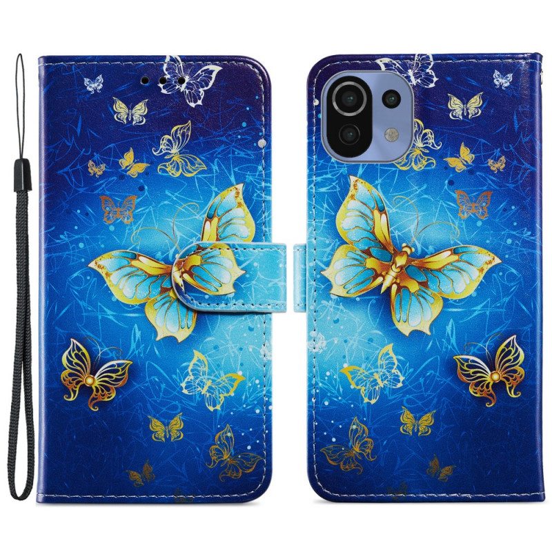 Kotelot Xiaomi Mi 11 Lite 4G / 5G / 5G NE Perhosten Lento