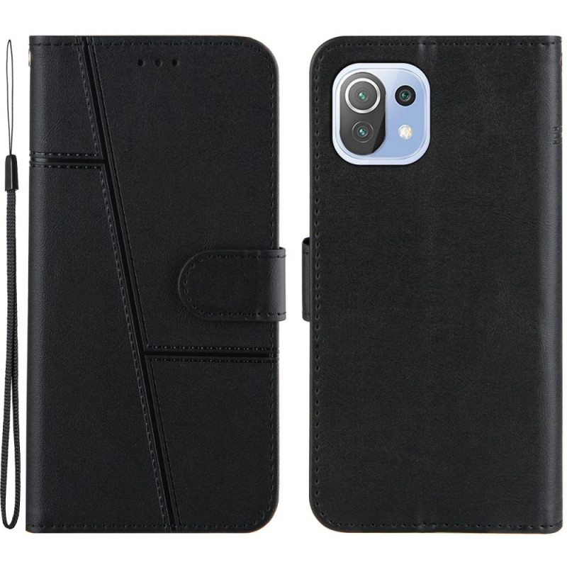 Kotelot Xiaomi Mi 11 Lite 4G / 5G / 5G NE Suojaketju Kuori Strap Geo