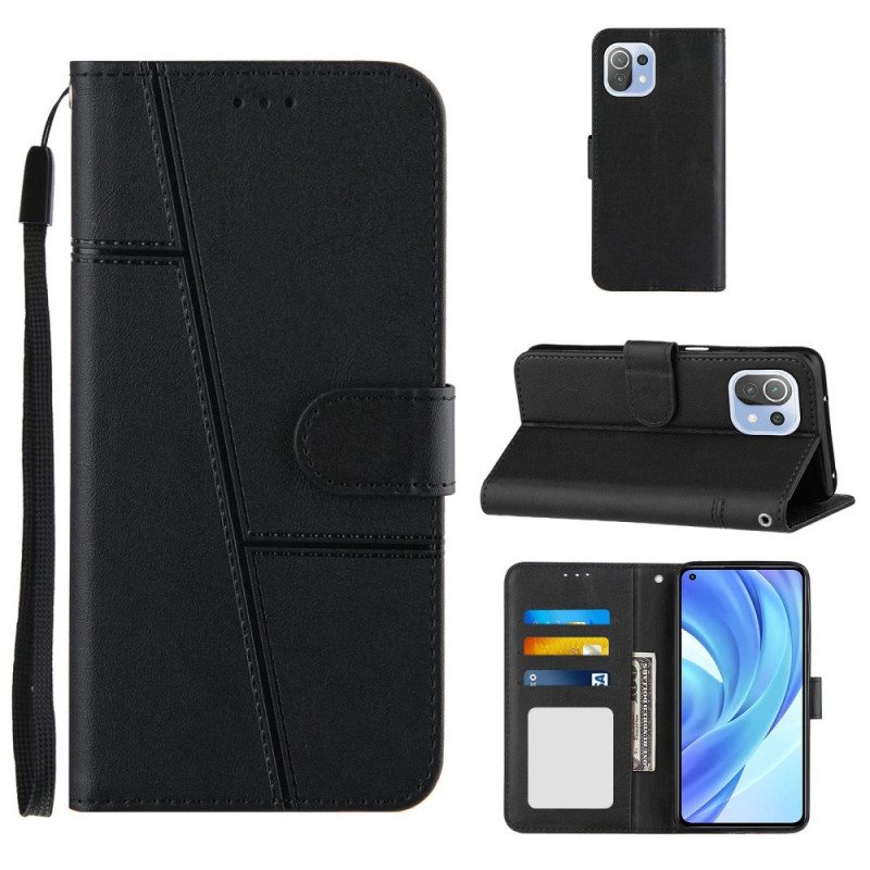 Kotelot Xiaomi Mi 11 Lite 4G / 5G / 5G NE Suojaketju Kuori Strap Geo