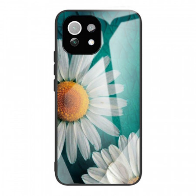 Kuori Xiaomi Mi 11 Lite 4G / 5G / 5G NE Karkaistu Lasi Daisies