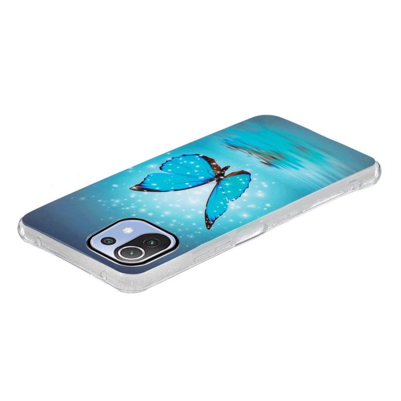 Kuori Xiaomi Mi 11 Lite 4G / 5G / 5G NE Neon Butterflies -sarja