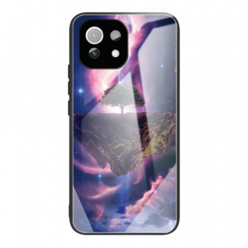 Kuori Xiaomi Mi 11 Lite 4G / 5G / 5G NE World Tree Karkaistu Lasi