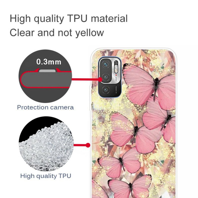 Kuori Poco M3 Pro 5G Kuninkaalliset Perhoset