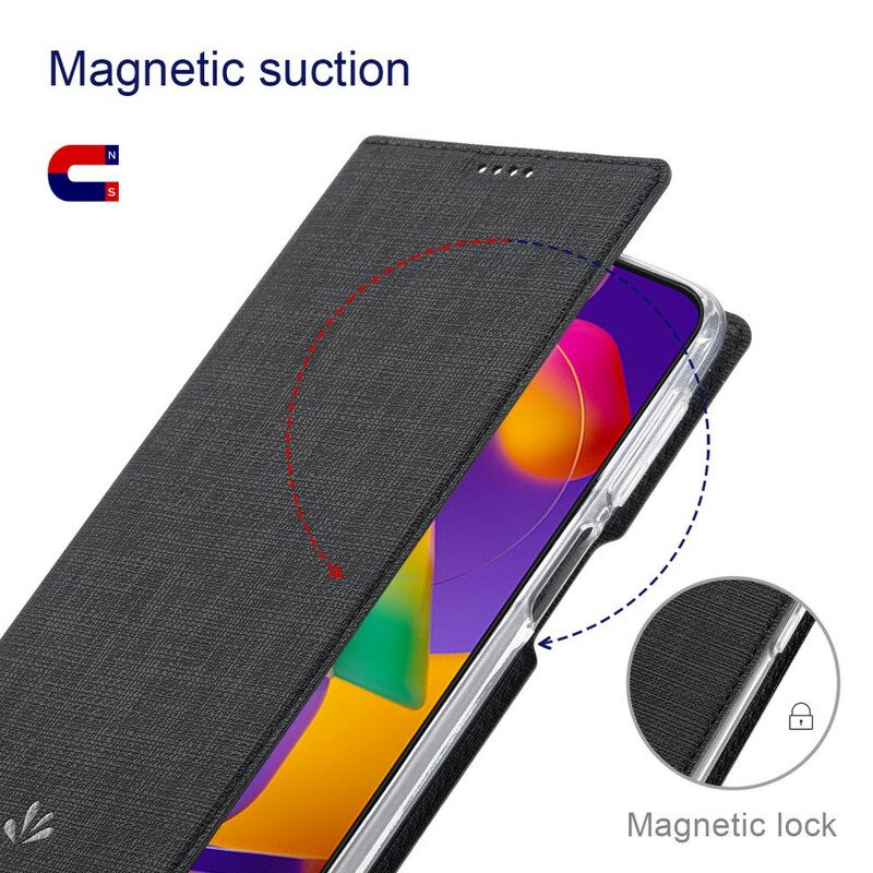 Puhelinkuoret Poco M3 Pro 5G Kotelot Flip Teksturoitu Vili Dmx