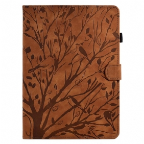 Kotelot Samsung Galaxy Tab S11 Mokkanahkainen Oksakuvio