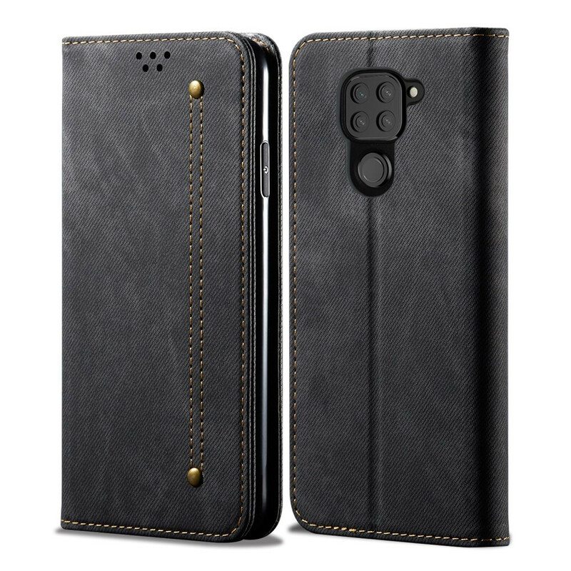 Puhelinkuoret Xiaomi Redmi Note 9 Kotelot Flip Denim Kangas