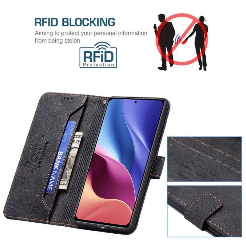 Kotelot Poco F3 Rfid Binfen Color