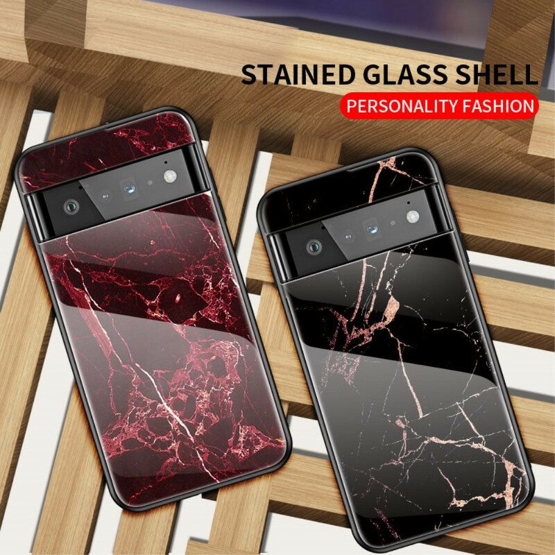Case Google Pixel 6 Pro Marmori Karkaistu Lasi