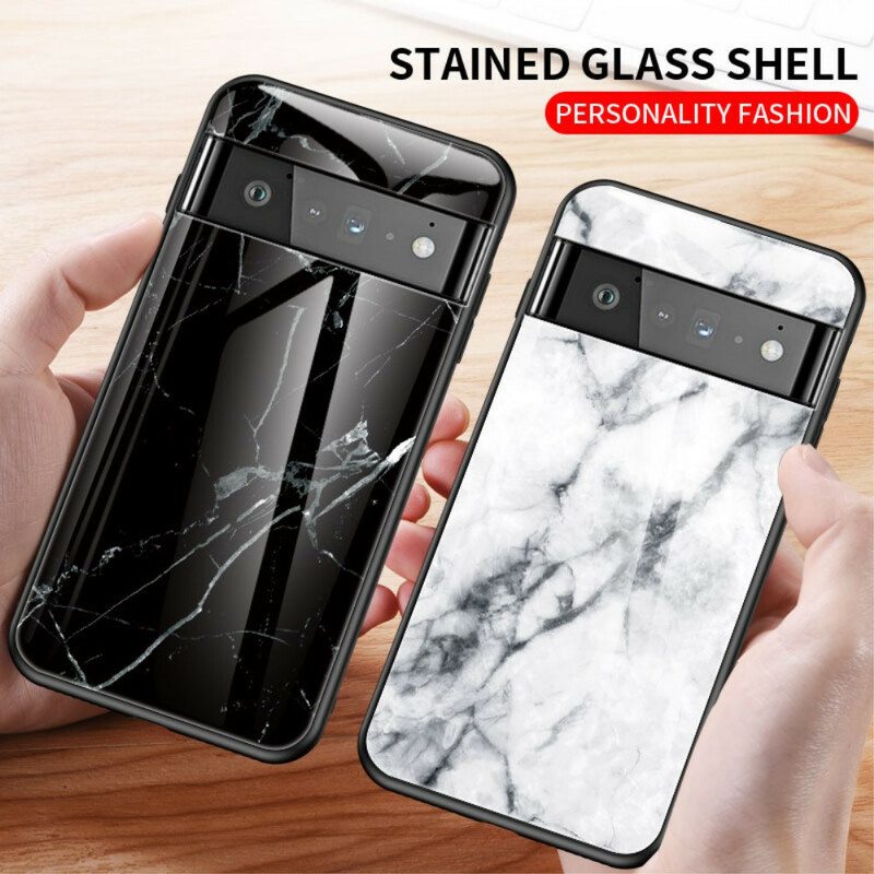 Case Google Pixel 6 Pro Marmori Karkaistu Lasi