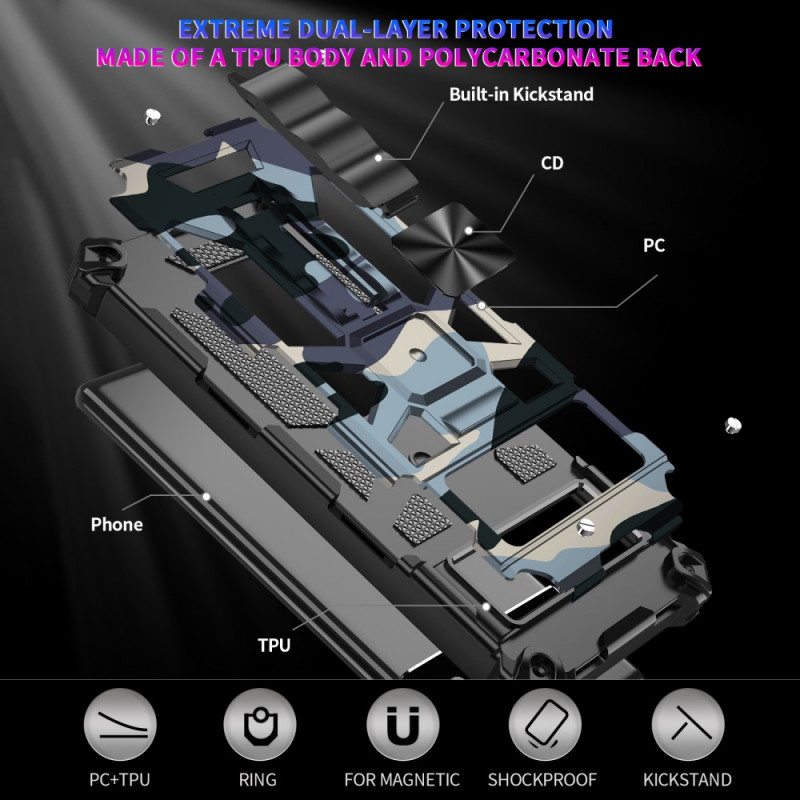 Case Google Pixel 6 Pro Naamiointi Irrotettava Tuki