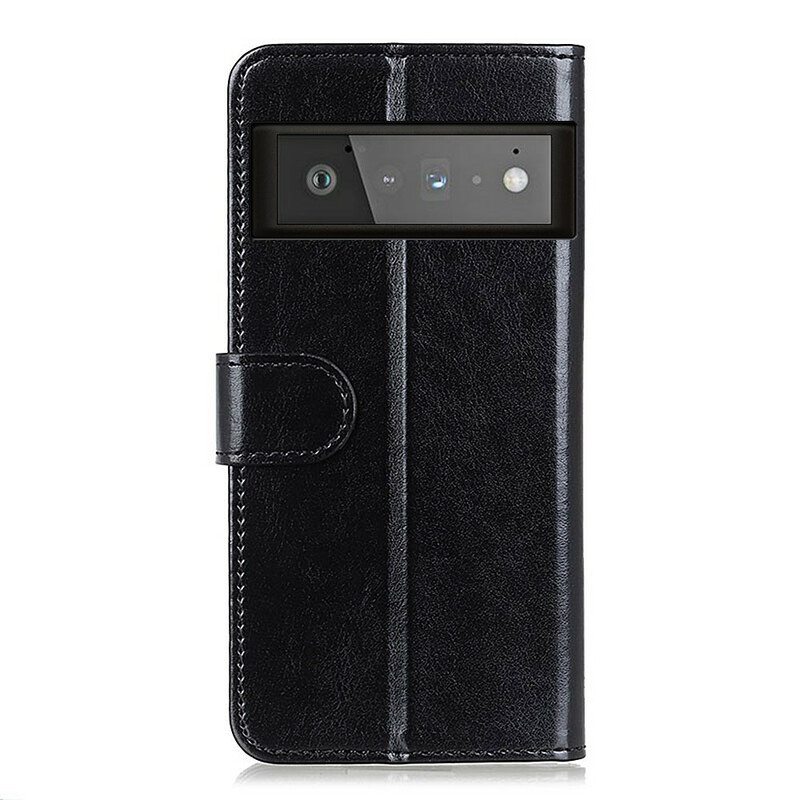 Kotelot Google Pixel 6 Pro Faux Leather Finesse