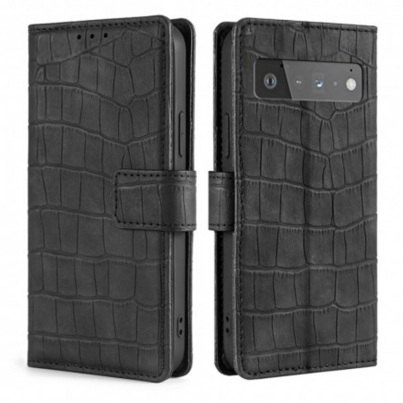 Kotelot Google Pixel 6 Pro Ihokosketuskrokotiili