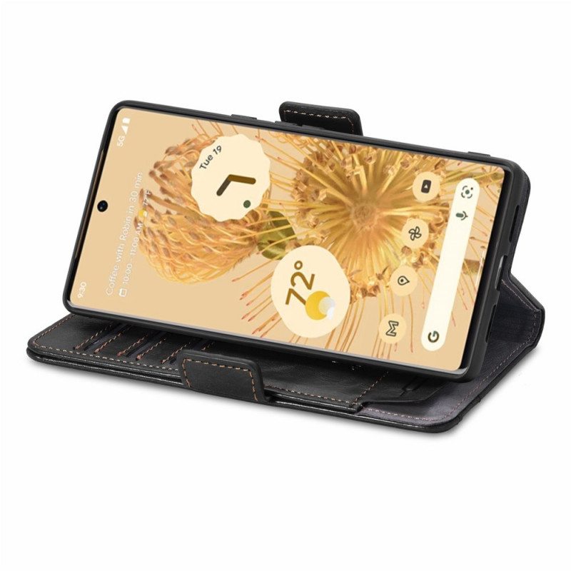 Kotelot Google Pixel 6 Pro Kaksivärinen Kaksoislukkokotelo