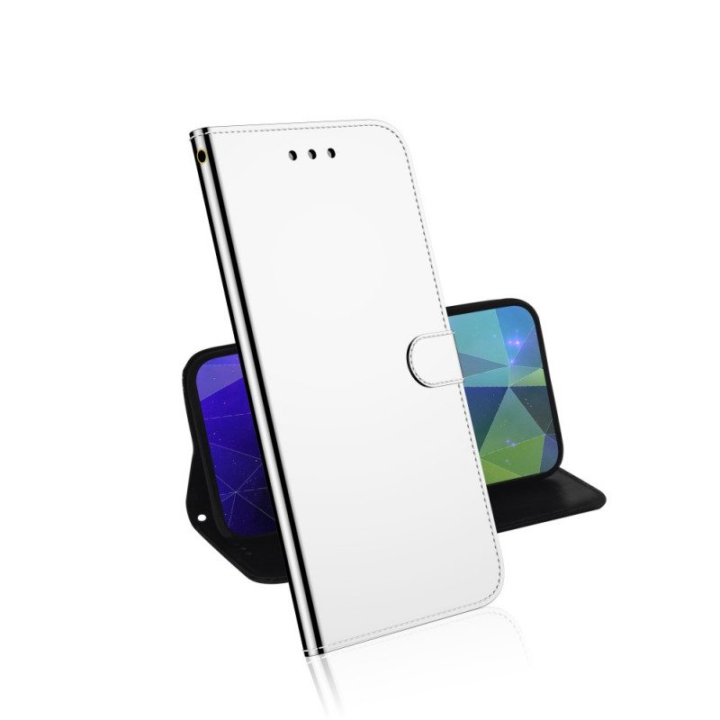 Kotelot Google Pixel 6 Pro Keinonahkainen Peilin Kansi