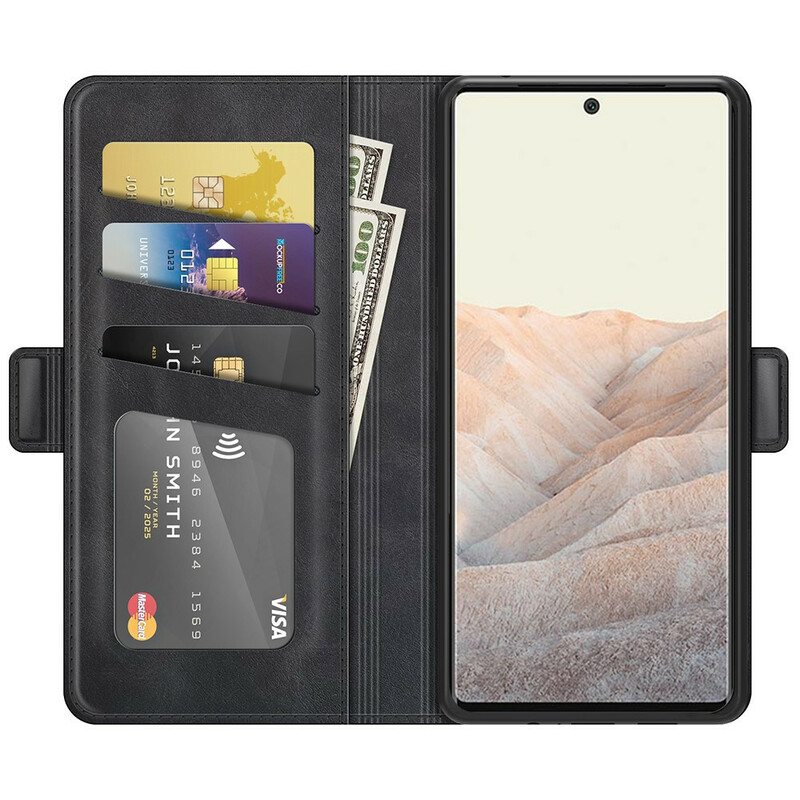 Kotelot Google Pixel 6 Pro Klassinen Kaksoisläppä